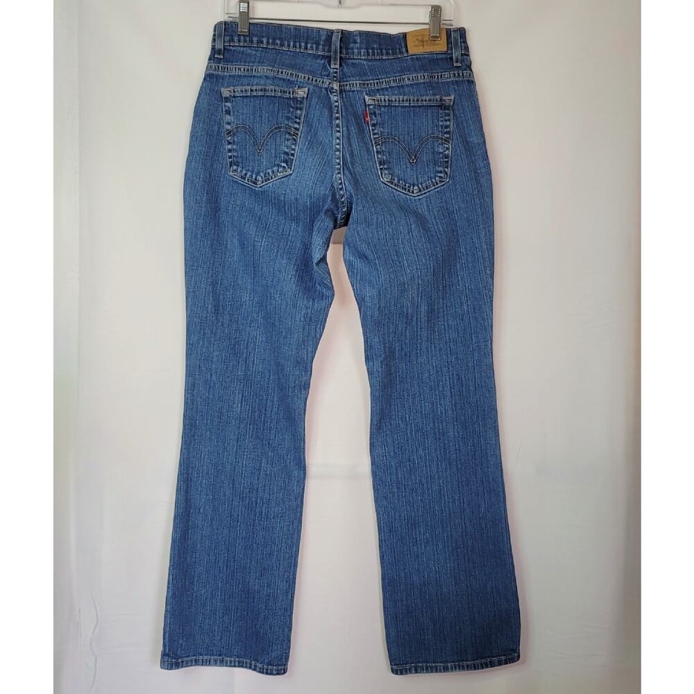 LEVIS 550 Relaxed Boot Cut Medium Wash Denim Jeans Womens Size 10 Medium - Picture 2 of 16